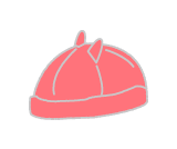 カラー帽子（0、1歳児用 ）